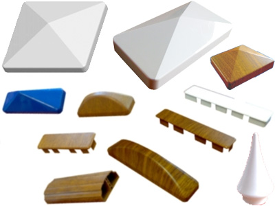 Profilés PVC Chapeaux Embouts Profilés PVC Chapeaux Embouts